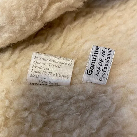 Gender Neutral Thick Wool Lined Leather Jacket - Repp, Ltd. - Picture 11 of 14